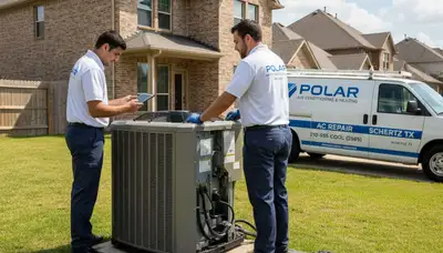 Professional AC repair technician serving homes in San Antonio, Texas