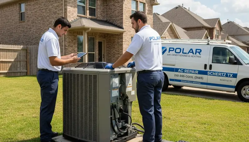 Professional AC repair technician serving homes in San Antonio, Texas
